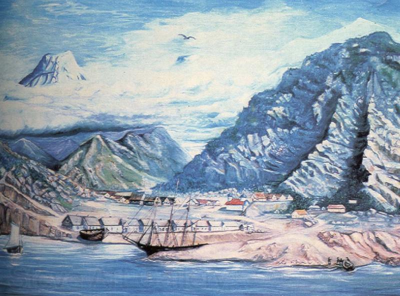 unknow artist petropavlousk grundades Norge oil painting art